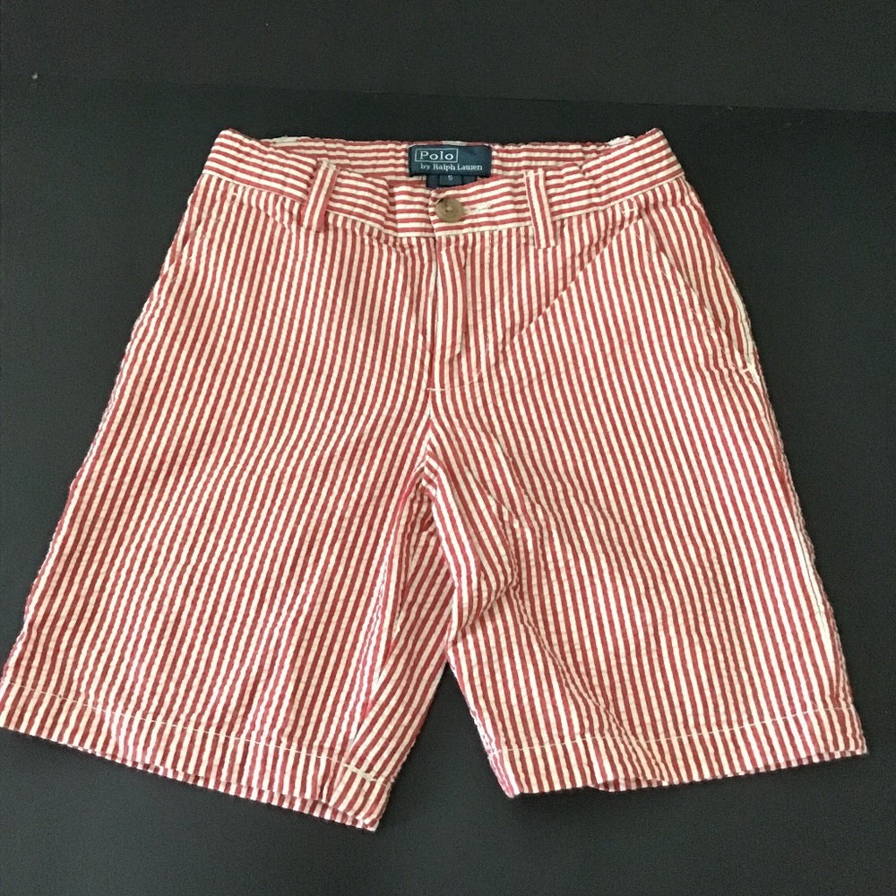 Red and White Striped Shorts  Polo by Ralph Lauren